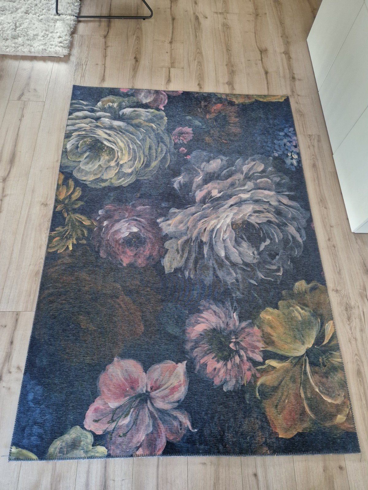 AVA Multicolor Bloemenprint Vloerkleed 160x230 cm, Ophalen, Gebruikt, 150 tot 200 cm, 200 cm of meer
