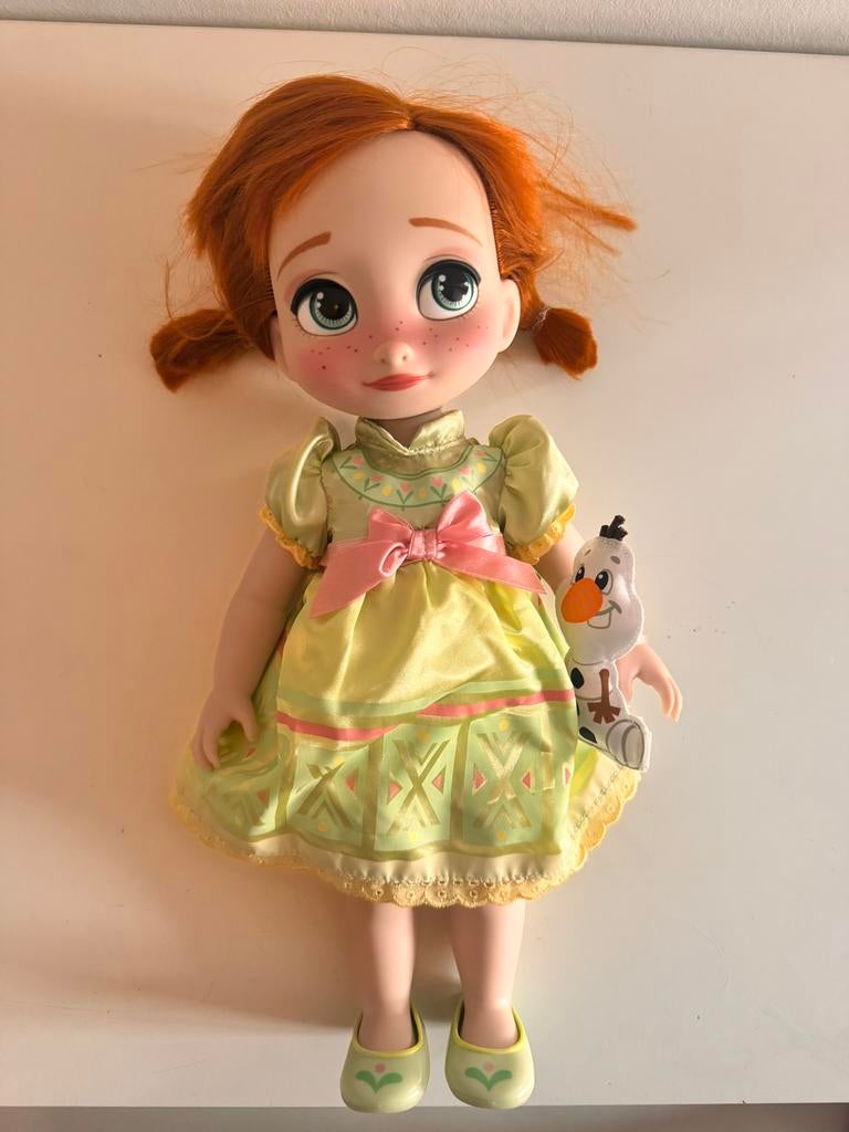 Frozen Anna pop gekocht in store Disneyland Parijs, Ophalen of Verzenden, Zo goed als nieuw, Babypop