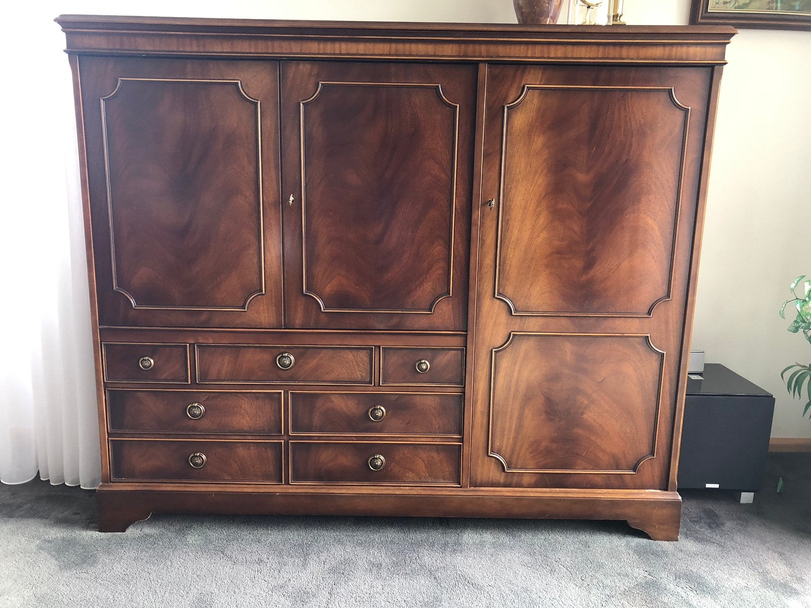 TV meubel mahonie hout, Ophalen