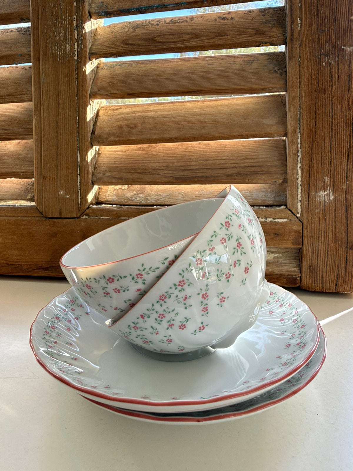 Vintage kop en schotel 2x Seltmann Weiden Bavaria DE, Ophalen of Verzenden