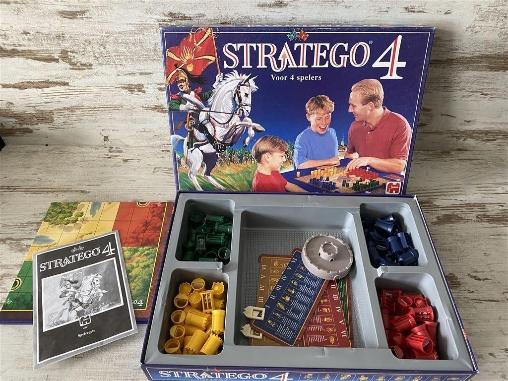 Stratego 4 voor 4 spelers [s759], Hobby en Vrije tijd, Gezelschapsspellen | Bordspellen, Verzenden, Zo goed als nieuw