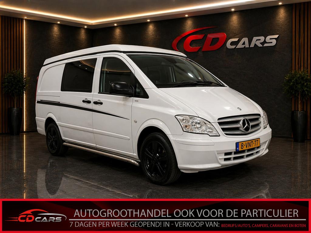 Mercedes-Benz Vito Buscamper 116 CDI 320 Lang Clima, Cruise, Auto's, Euro 5, Gebruikt, 4 cilinders, Wit