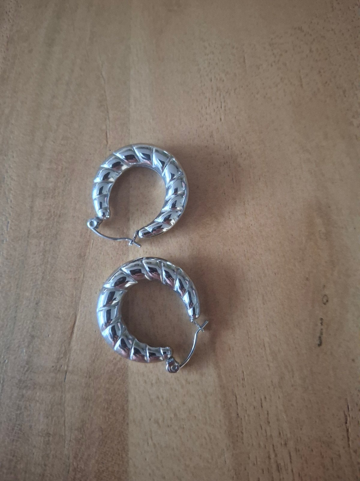 Stijlvolle RVS Oorbellen - Trendy en Duurzaam, Sieraden, Tassen en Uiterlijk, Oorbellen, Overige materialen, Hangers, Nieuw, Ophalen of Verzenden
