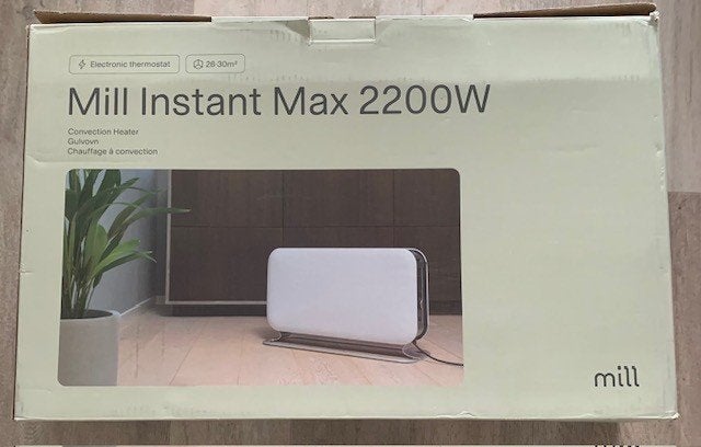 Mill Instant Max 2200W Convectie Kachel - Zo goed als nieuw, Doe-het-zelf en Verbouw, Verwarming en Radiatoren, Ophalen, 30 tot 80 cm