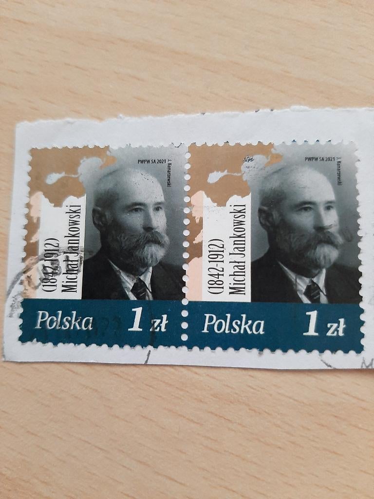2021 Polen Michał Jankowski, Verzenden, Overige landen, Gestempeld