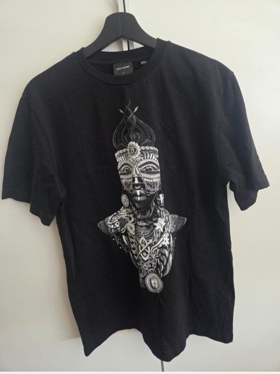 Daily Paper Lutalo tshirt zwart, Ophalen of Verzenden, Zo goed als nieuw, Maat 46 (S) of kleiner, Zwart