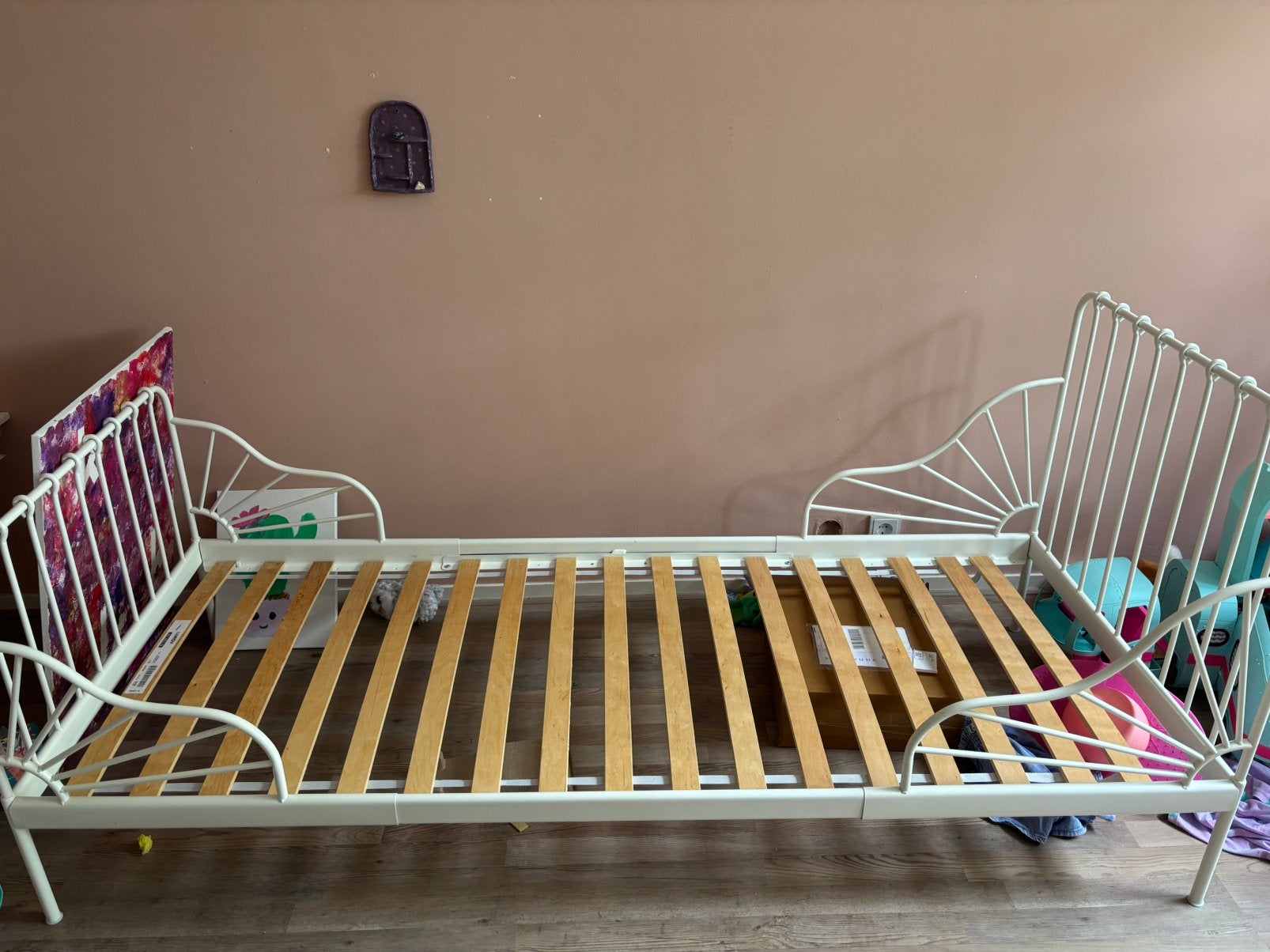 Bed ikea, Ophalen, Zo goed als nieuw, 180 cm of meer, 70 tot 85 cm