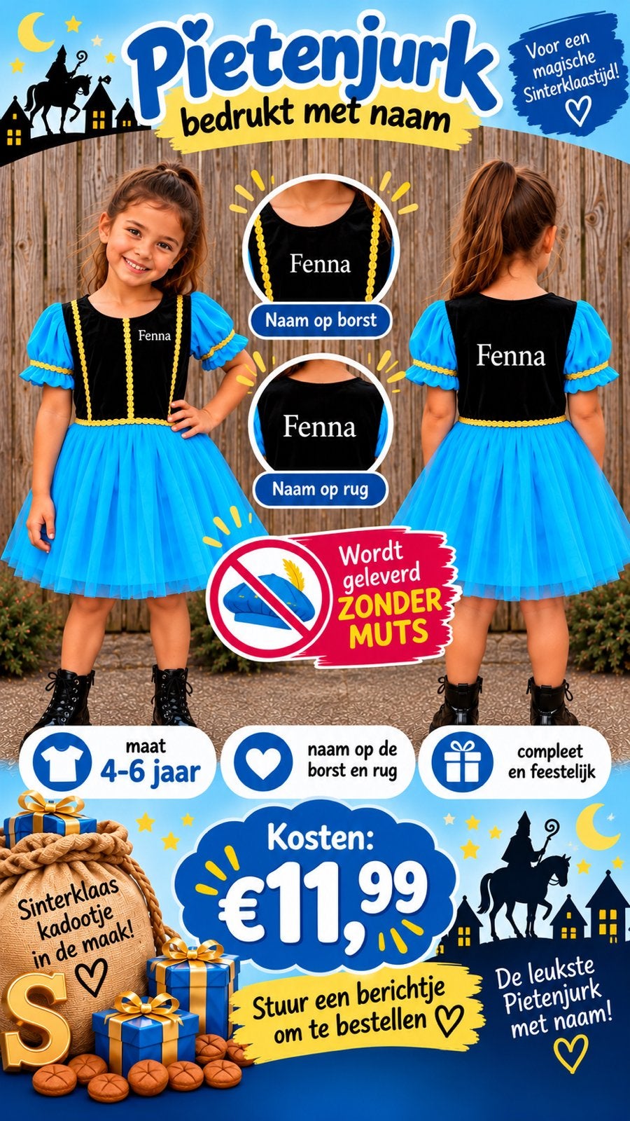 Pietenjurk meisjes, Diversen, Ophalen of Verzenden