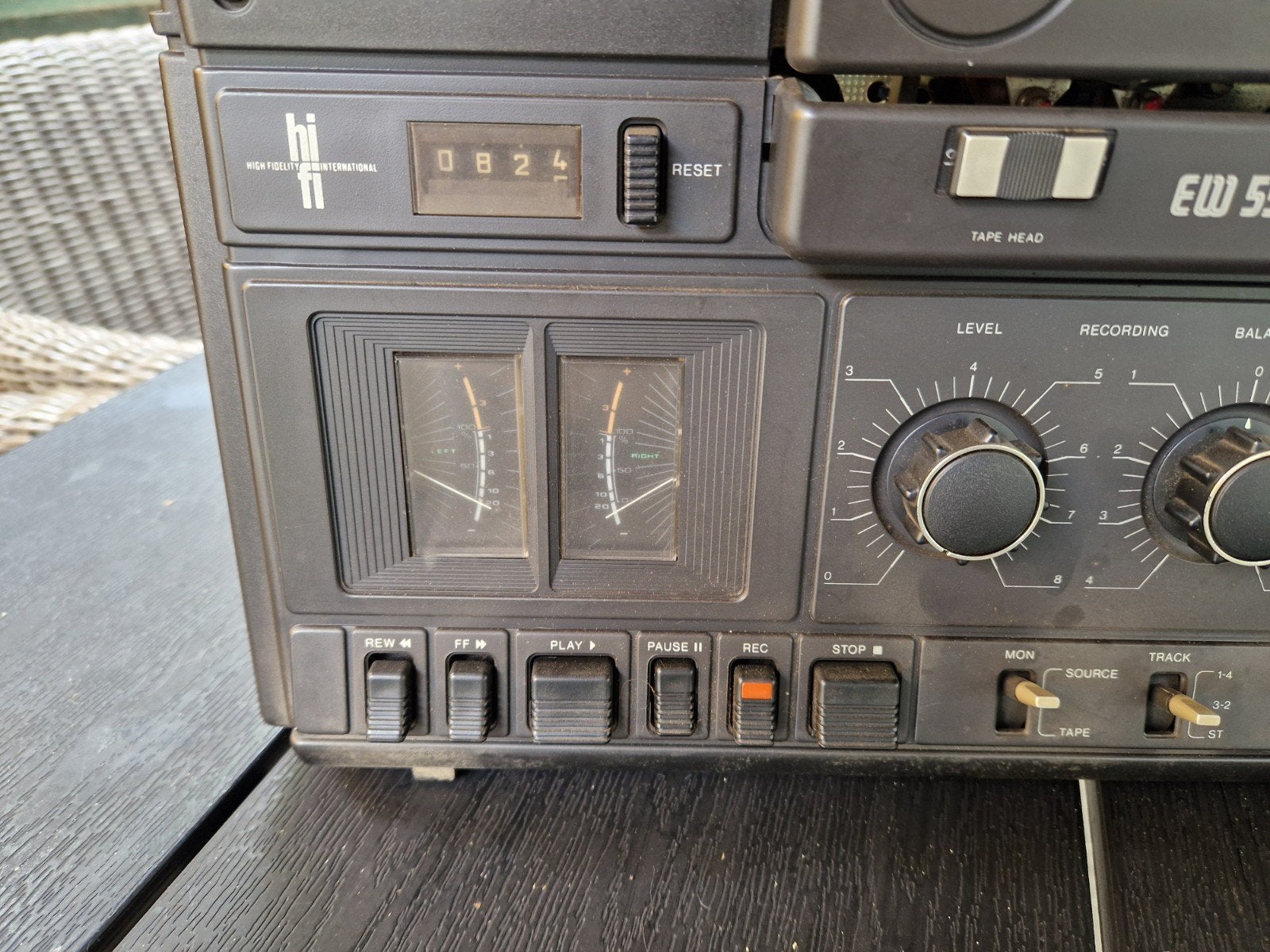 Ariston EW 5512 Bandrecorder met stapel banden, Audio, Tv en Foto, Bandrecorders, Ophalen of Verzenden, Bandrecorder, Met banden