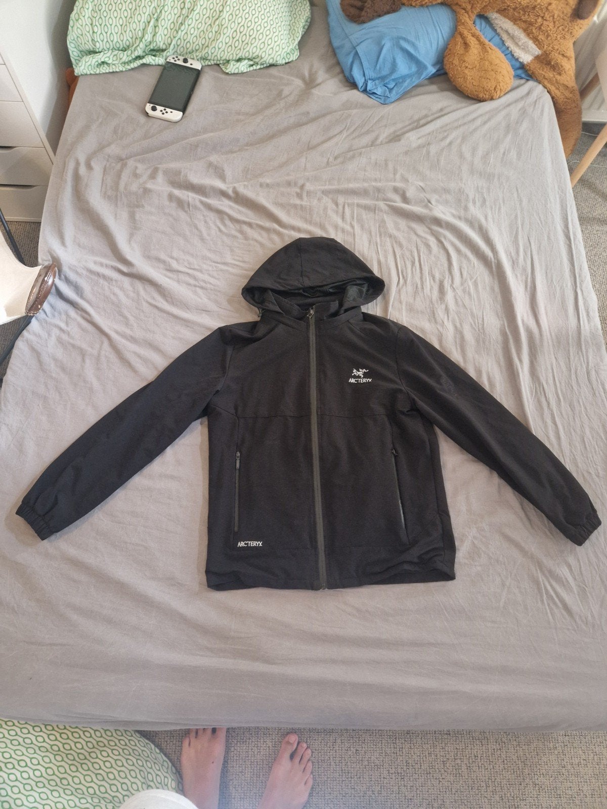 Zwarte Arc'teryx winddichte jas - Maat XS - Nieuw, Zwart, Ophalen of Verzenden, Maat 46 (S) of kleiner, Arc’teryx