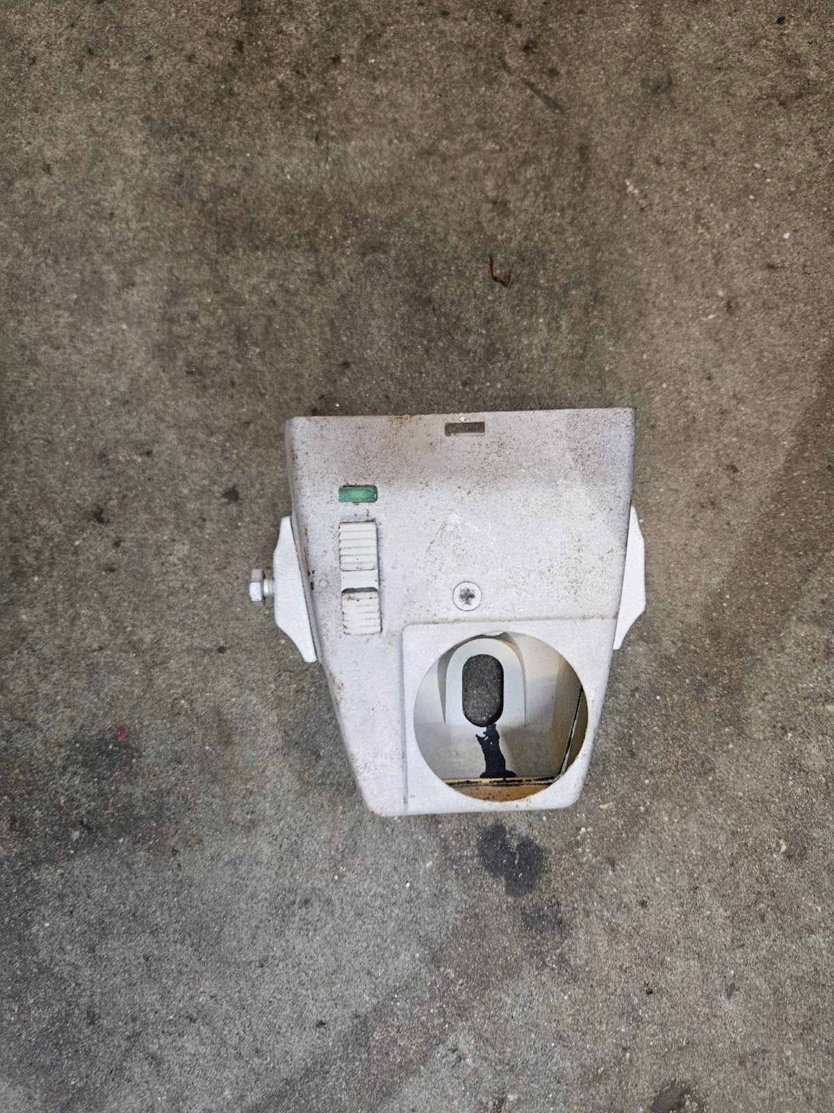 Vespa ciao koplamp origineel metaal jaren 70., Ophalen of Verzenden, Gebruikt, Koplamp, Vespa