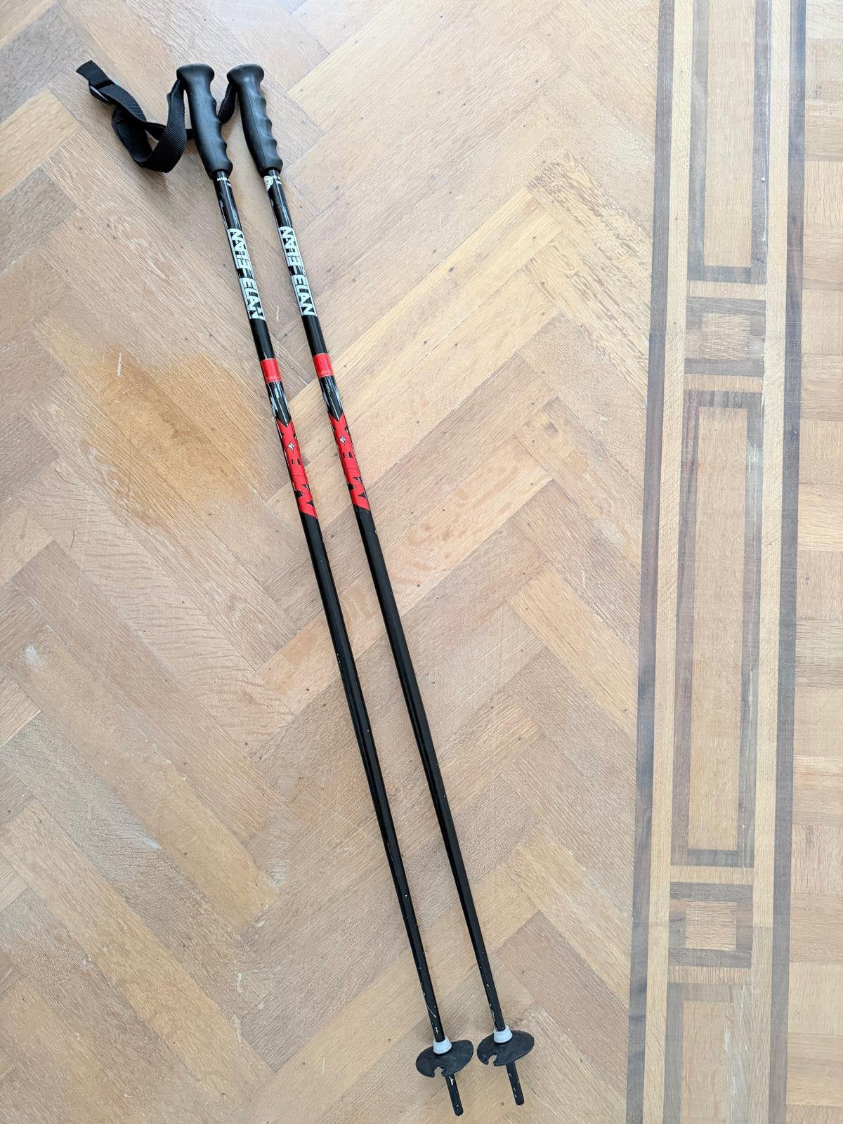 Elan skistokken 1.15m - Zo goed als nieuw!, Stokken, 100 tot 140 cm, Zo goed als nieuw, Skiën