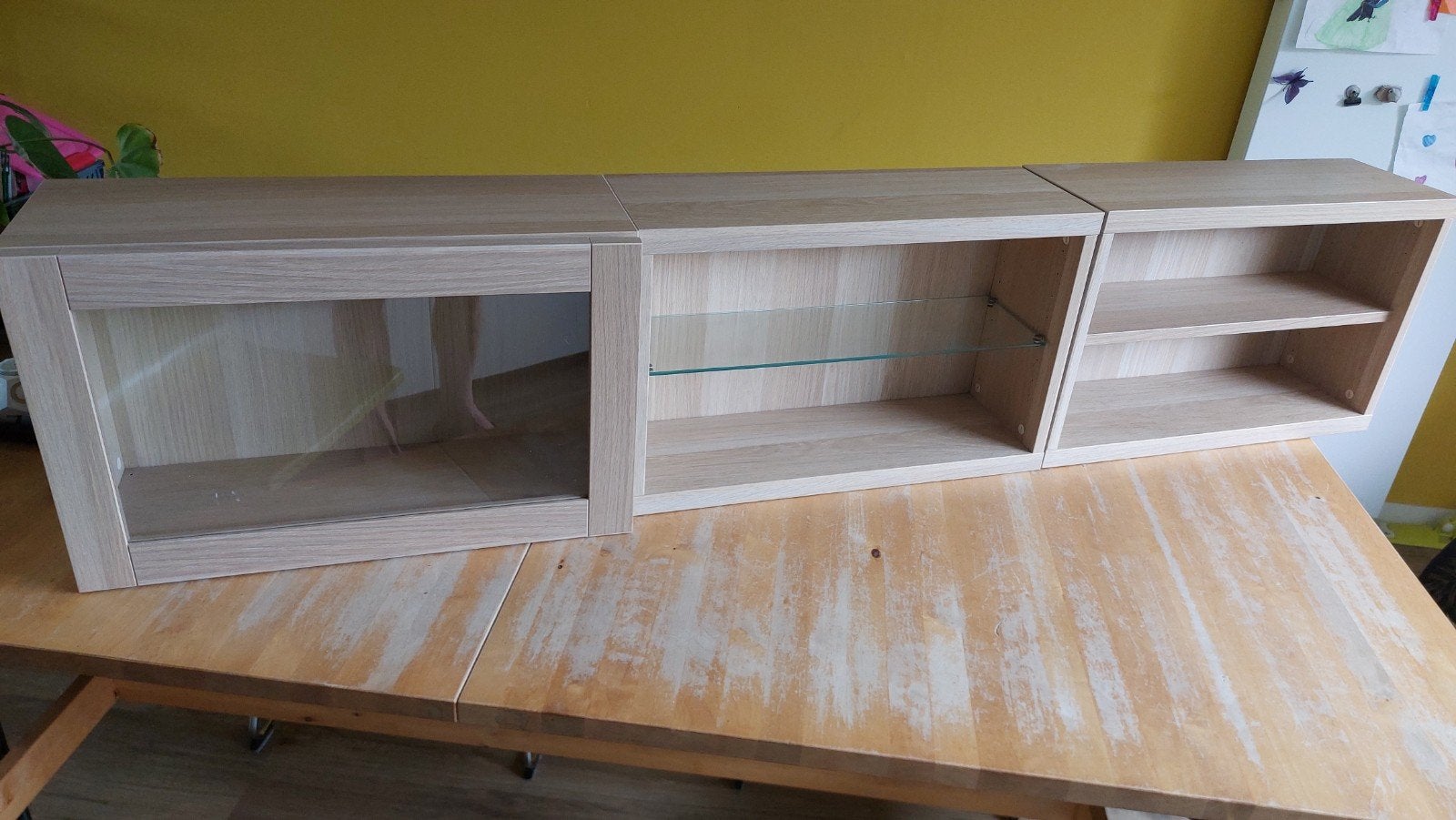 IKEA Besta kasten en wandkasten, Ophalen, Glas, Modern, Scandinavisch, 150 tot 200 cm