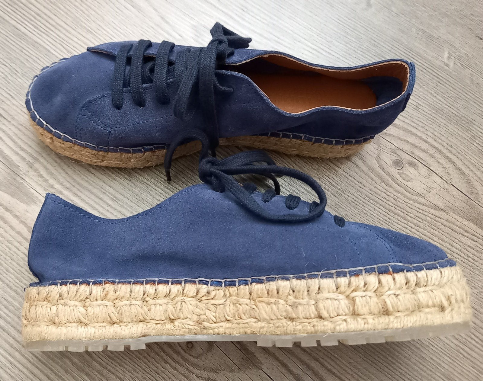 SHABBIES blauwe sneakers- espadrilles 37/38 Nieuwstaat, Kleding | Dames, Schoenen, Shabbies Amsterdam, Verzenden, Blauw, Sneakers of Gympen