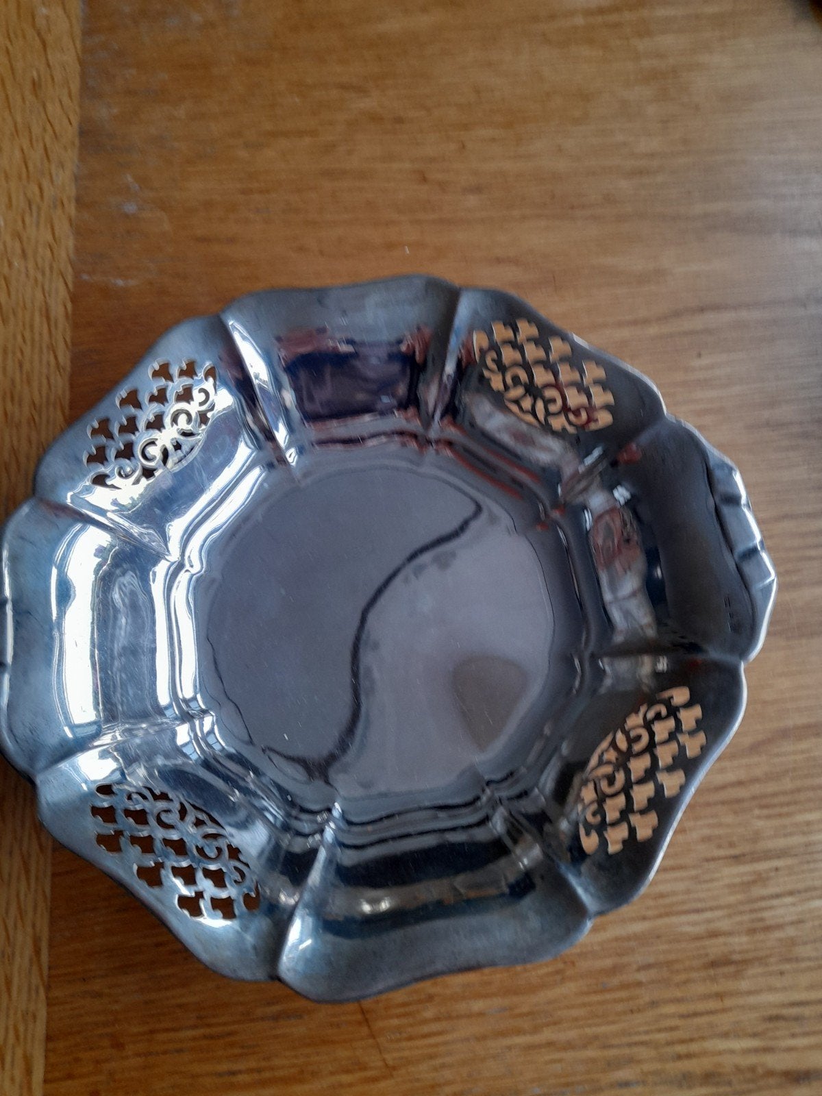 Oude Zilveren Schaal zilver gehalte 800, Antiek en Kunst, Ophalen, Zilver