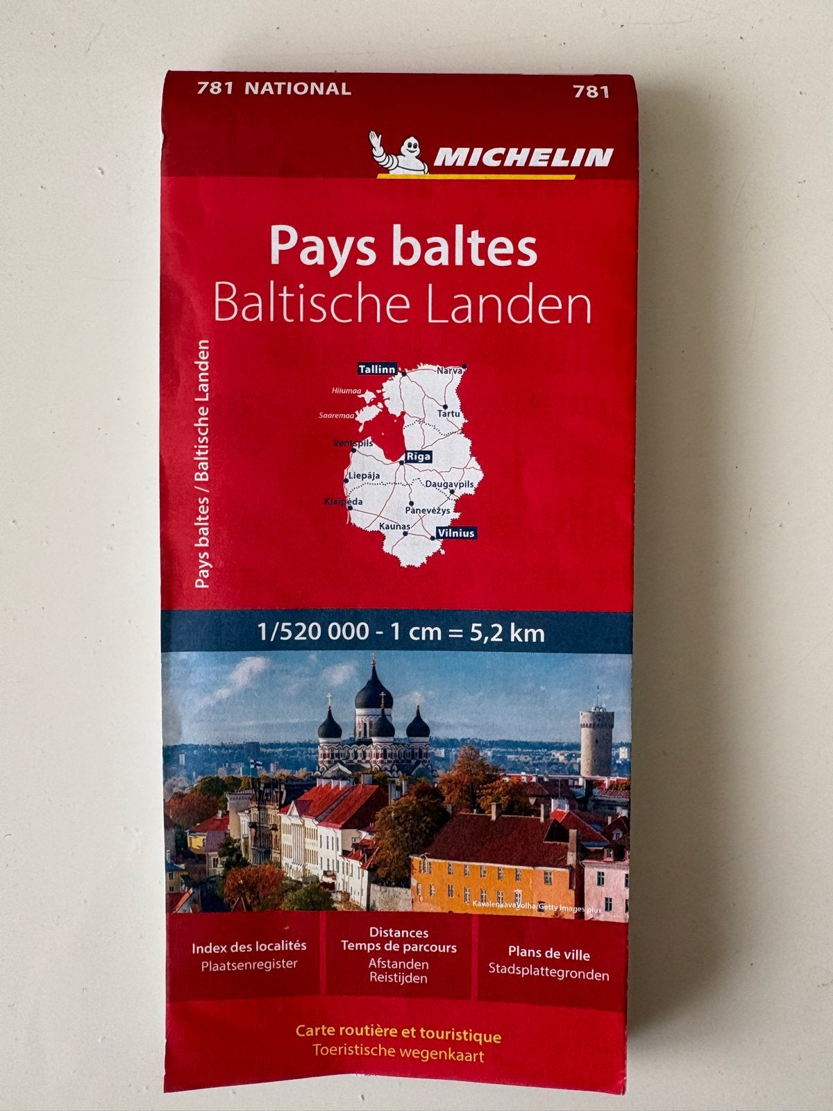 wegenkaart Baltische Landen Estland, Letland, Litouwen, 2000 tot heden, Europa Overig, Ophalen of Verzenden, Landkaart