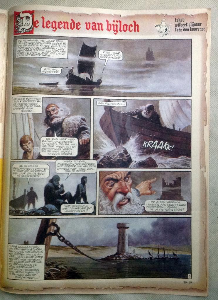 Don Lawrence Storm Hulk Cover Halmar Strip, Verzamelen, Verzenden, 1980 tot heden, Tijdschrift