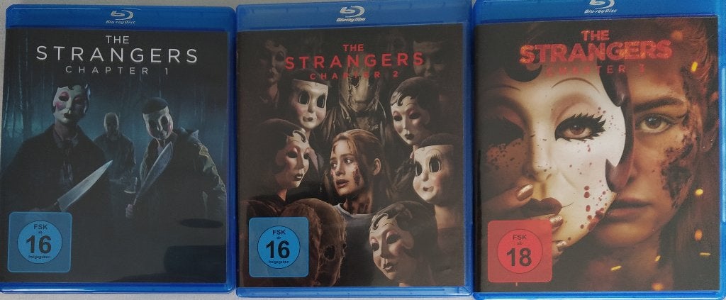 Strangers, Chapt. 1-3 (3 BLU RAY,ENGELS,DUITS Ondertiteld!), Horror, Vanaf 16 jaar, Verzenden, Boxset