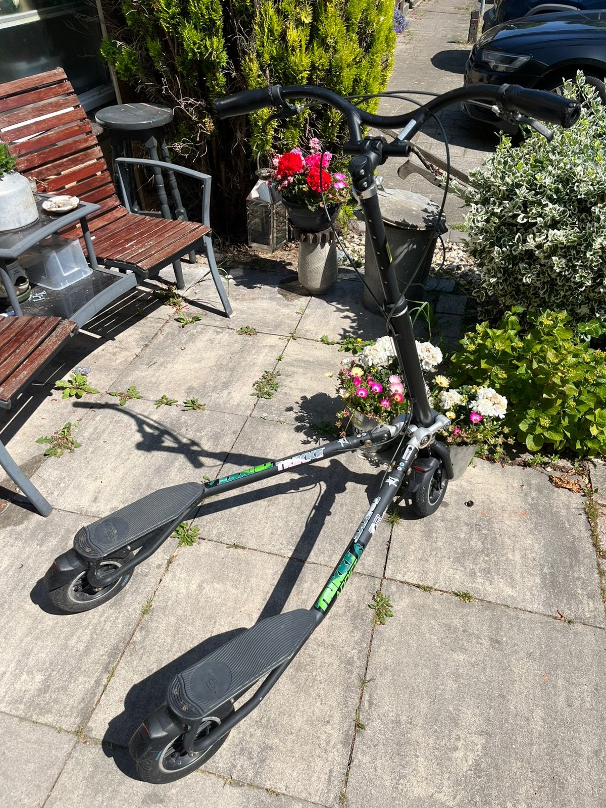 Trikke t8 air step stunt step, Fietsen en Brommers, Ophalen of Verzenden, Gebruikt, Overige typen