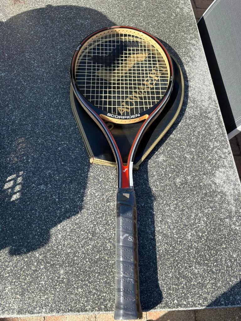 Vintage Snauwaert Scorpion racket. Splinter nieuw., Sport en Fitness, Tennis, Nieuw, Ophalen of Verzenden, Racket, L2