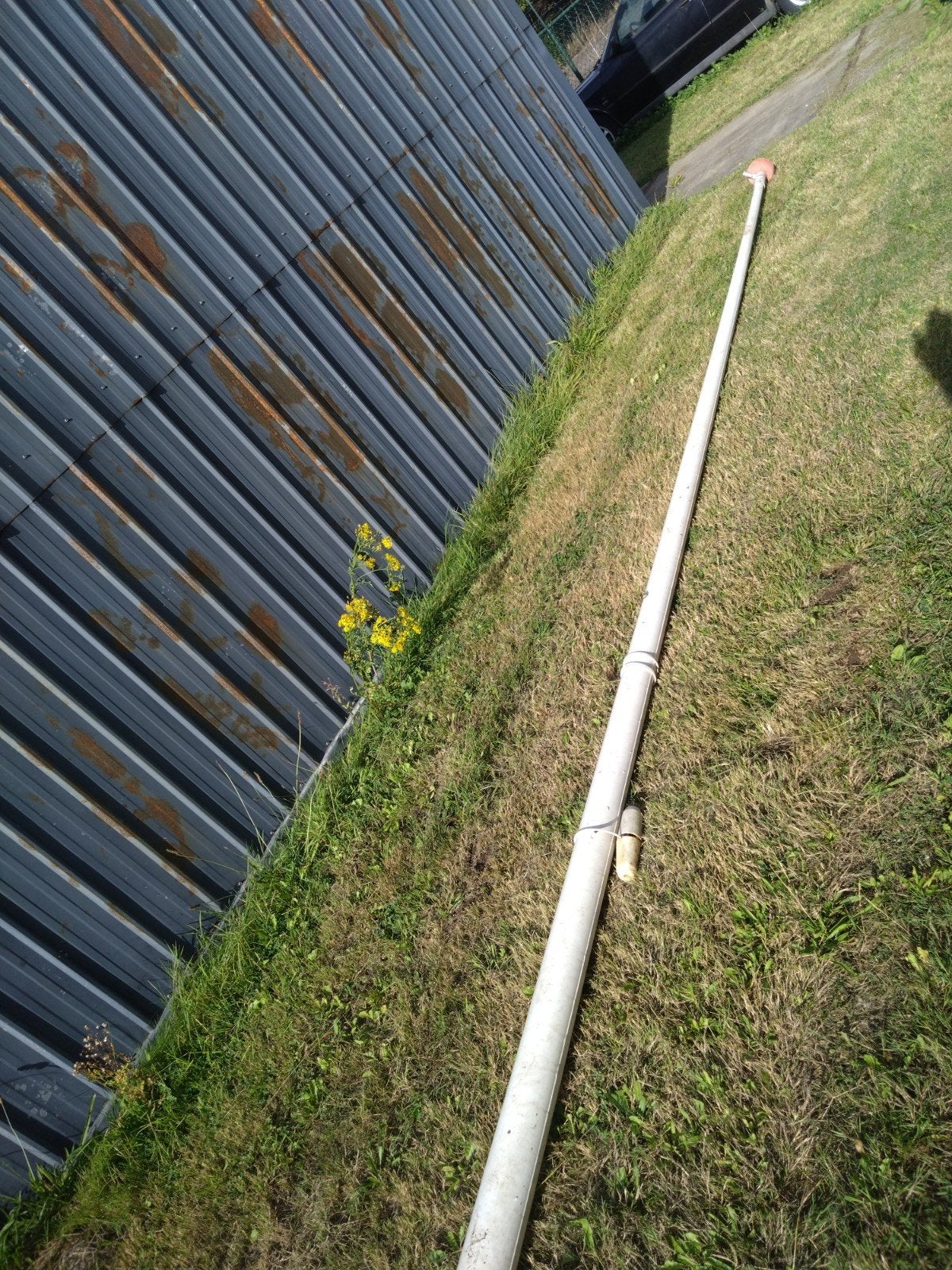 Vlaggen mast ,kantelbaar , polyester,7 mtr, Ophalen of Verzenden, Gebruikt