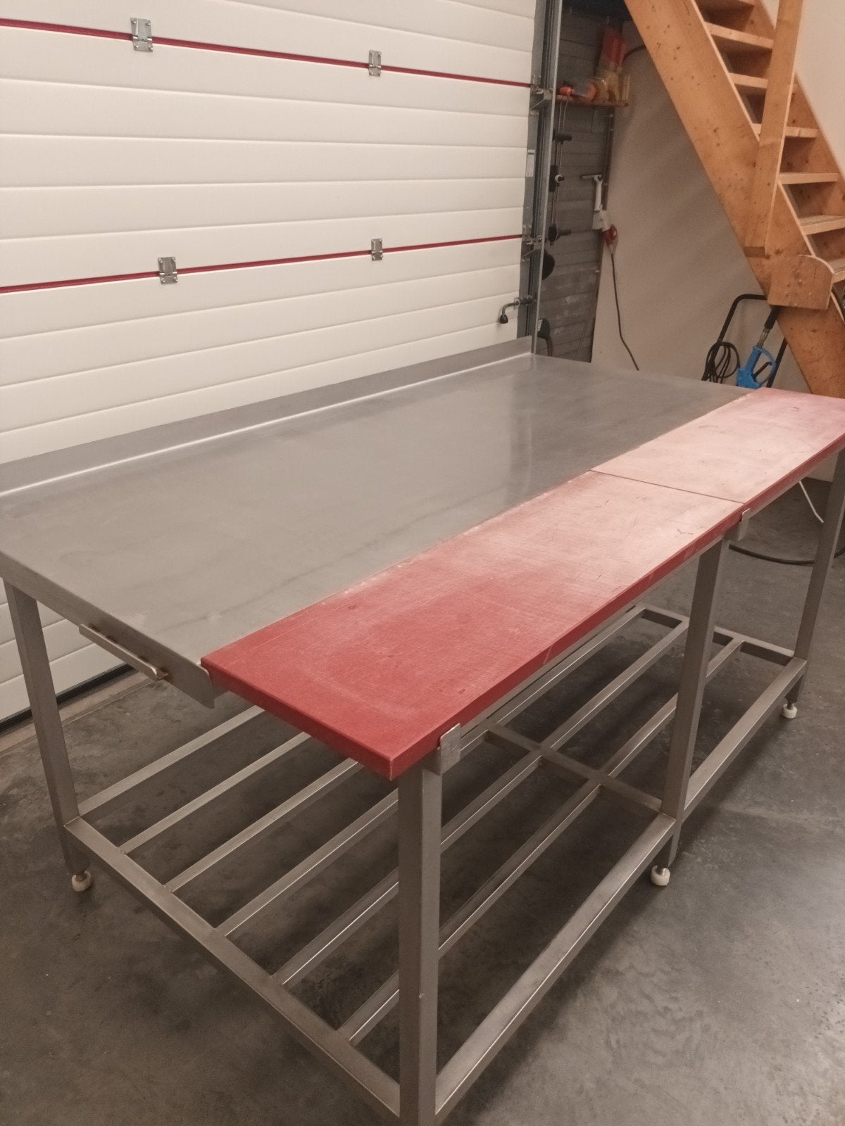 Slagerij fileer snijtafel werktafel, Ophalen, Zo goed als nieuw
