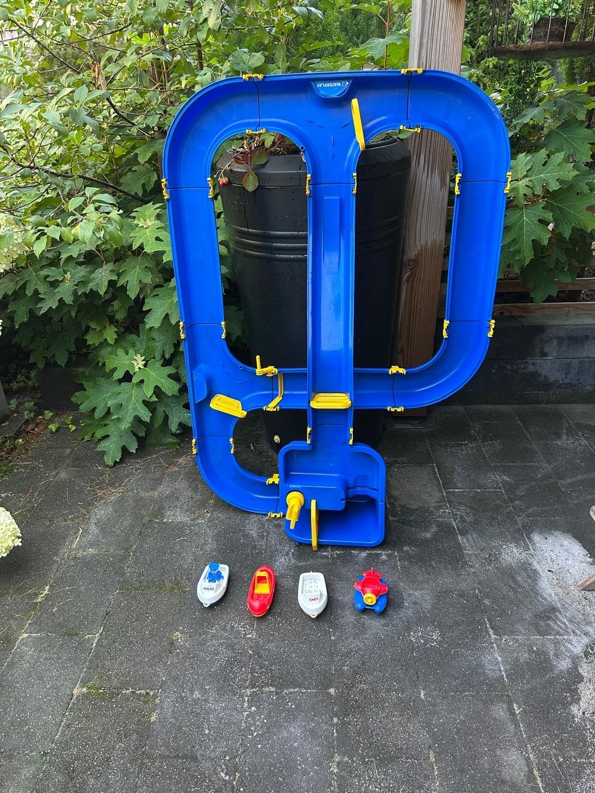 Waterplay waterbaan met boten, Ophalen, Gebruikt