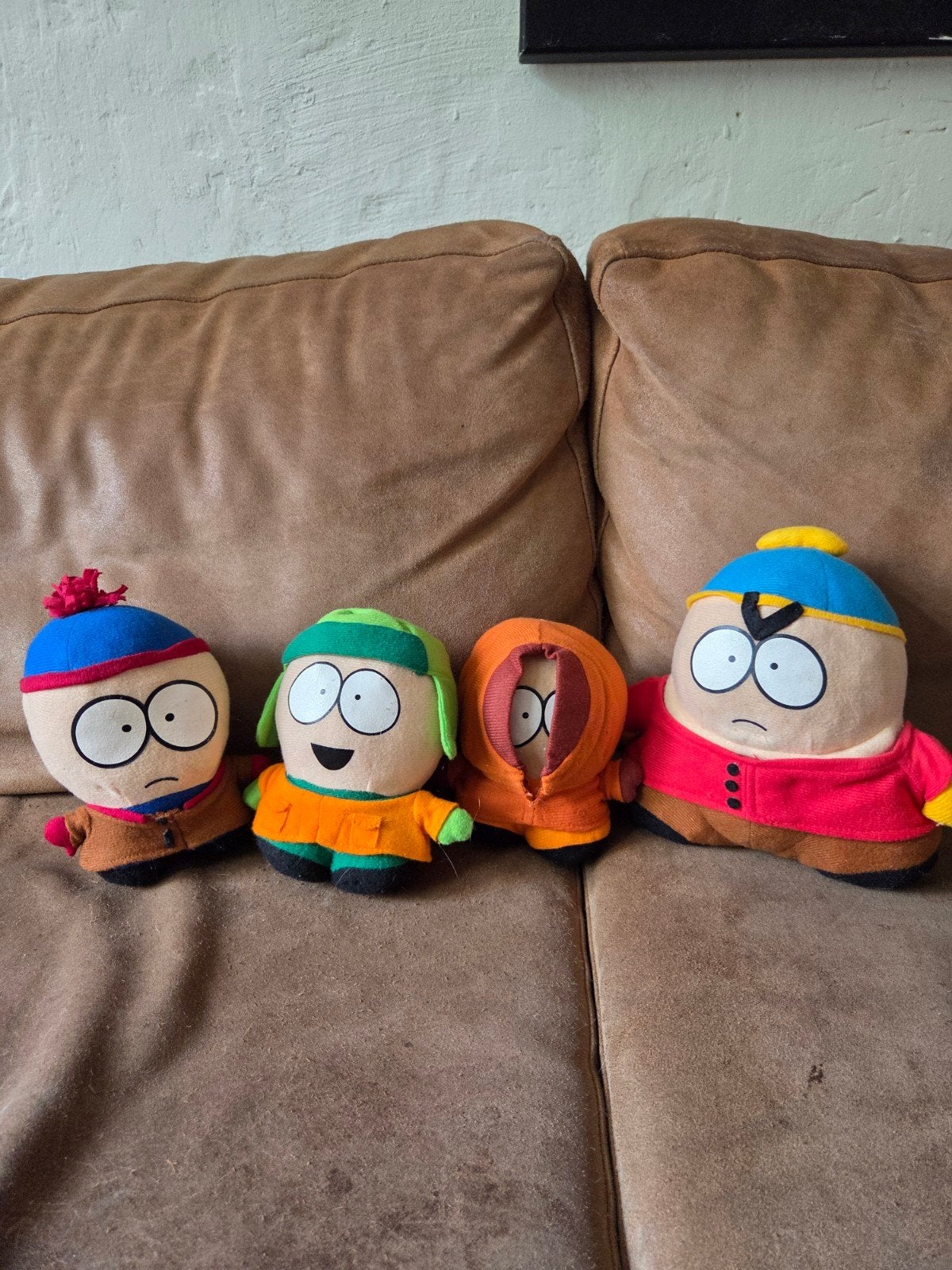Vintage South Park Knuffels 2001 Stan Kyle Eric Cartmann, Overige merken, Overige karakters, Overige typen, Ophalen of Verzenden