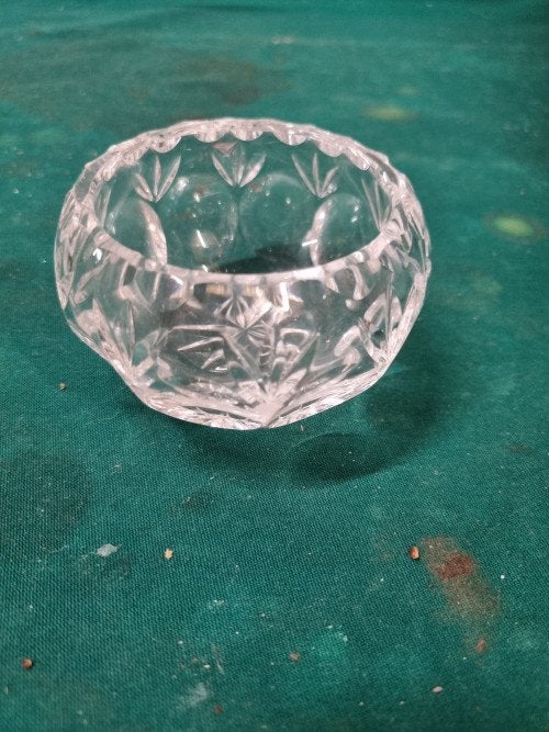 schaaltje kristal glas vintage, Ophalen of Verzenden, 'T Olde Gre-j, Info@toldegrej.nl, Endepoelstraat 20f Didam
