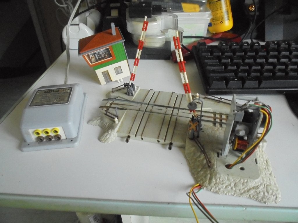 Faller AMS overgang elektries,nr B-176-473301, Overige merken, Wisselstroom, Gebruikt, Verzenden