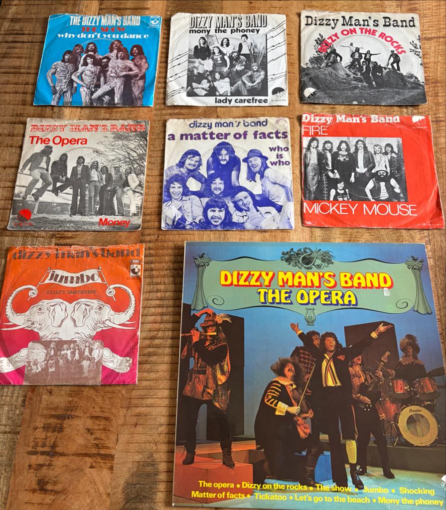 Dizzy Man's Band Vinyl Collectie - Singles en LP, Cd's en Dvd's, Vinyl Singles, Ophalen of Verzenden, Gebruikt, Pop
