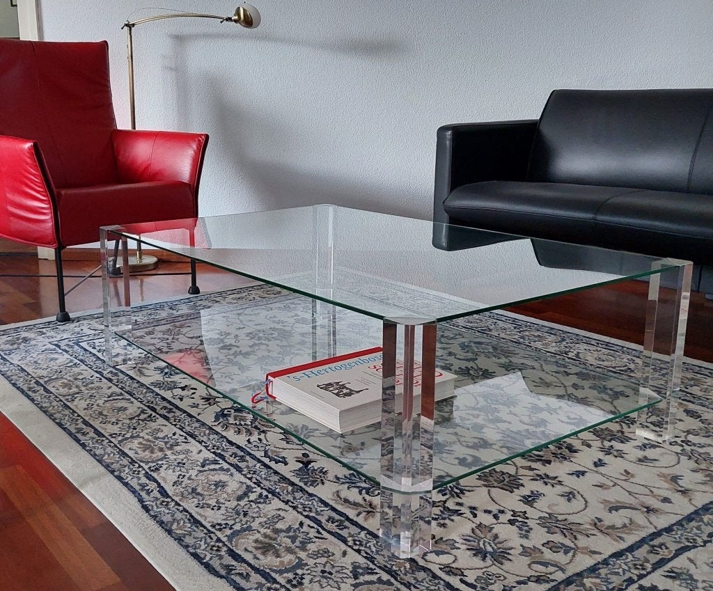 Design salontafel (Bor, model the Hague), Ophalen, Modern design, Gebruikt, 100 tot 150 cm