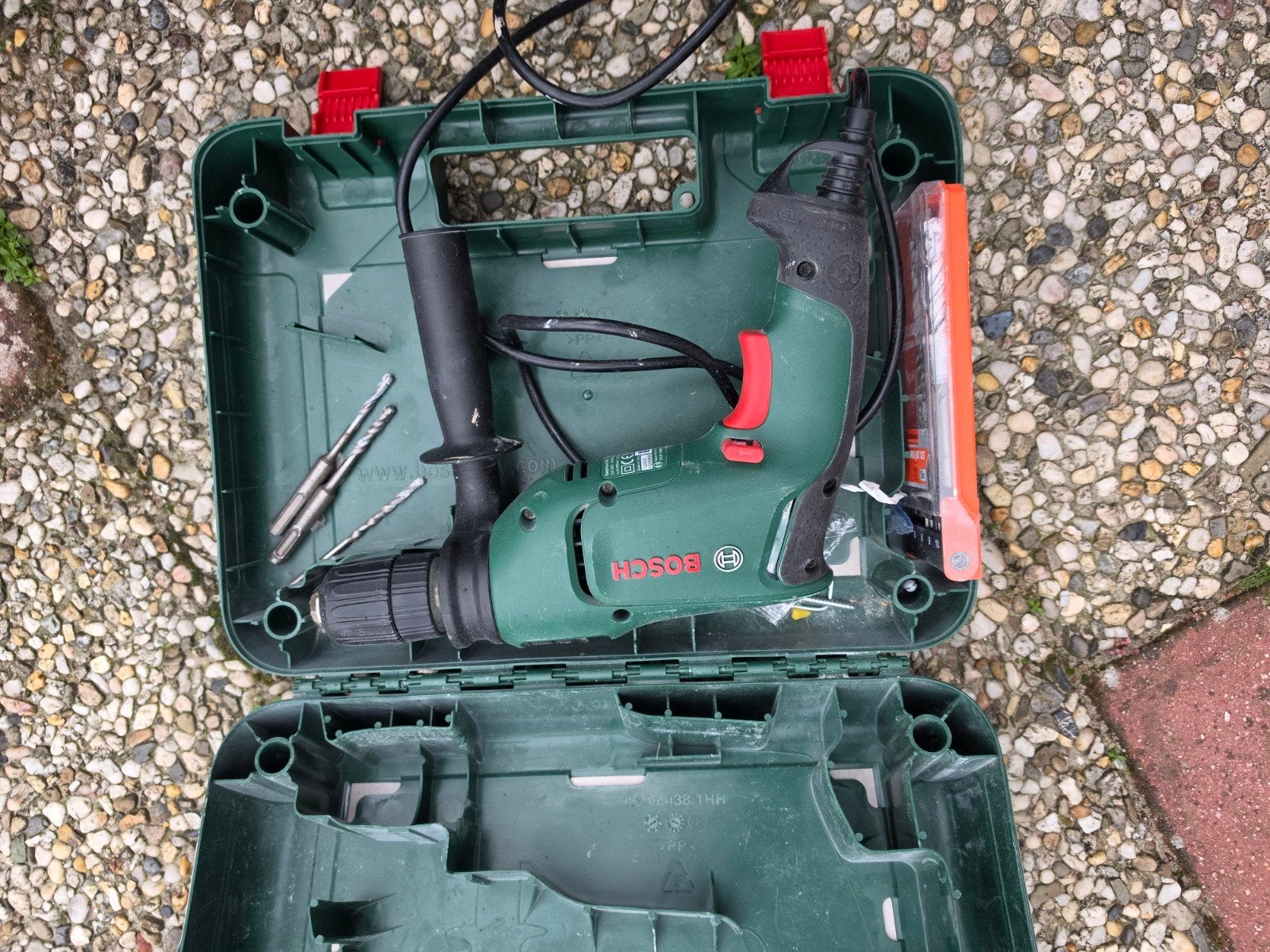 Bosch EasyImpact 600 Klopboormachine met koffer, Klopboormechanisme, Ophalen, Boormachine, Gebruikt