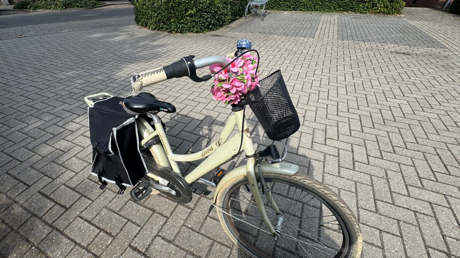 Kinderfiets 24 inch – Cortina U4 – Met lekke band no tas, Gebruikt, Ophalen of Verzenden, 1 kind, Opvouwbaar
