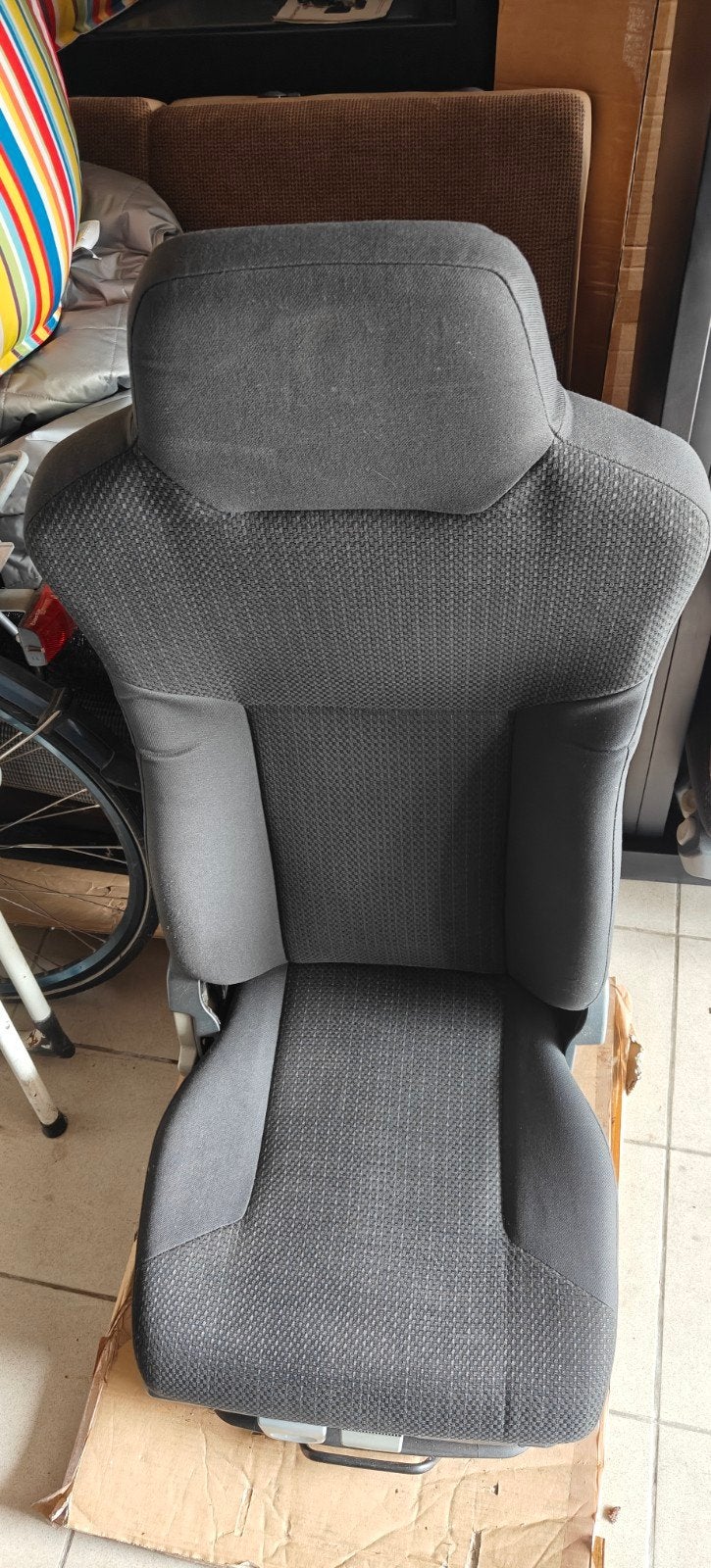 Isri bijrijdersstoel met luchtvering, Auto-onderdelen, Interieur en Bekleding, Ophalen, Gebruikt