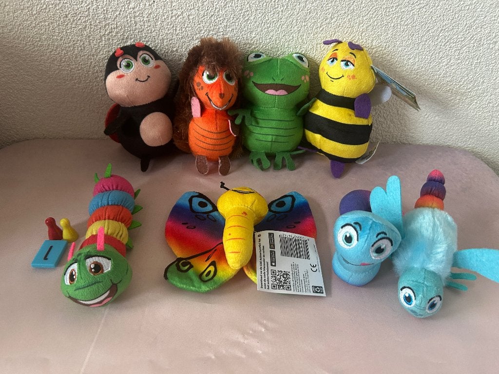 Lidl AchtertuinMinis pluche knuffels set van 8 stuks, Slingerweg 7, 4814 AZ Breda, Nederland, Ophalen of Verzenden, Lidl, Craze B.V.