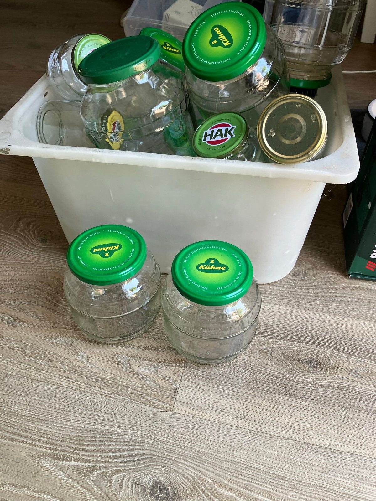 Lege glazen potten gratis ophalen, Ophalen, Voorraadpot, Overige merken, Glas