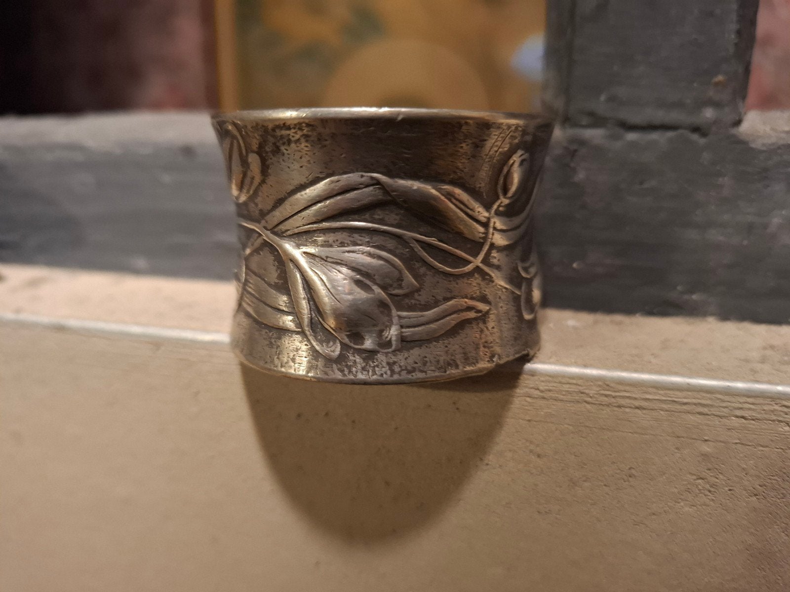 Jugendstil servetring, Antiek en Kunst, Ophalen of Verzenden