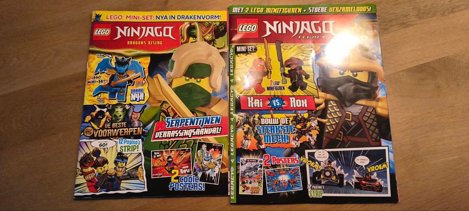2 Ninjago boeken, Meerdere comics, Ophalen, Zo goed als nieuw, Europa