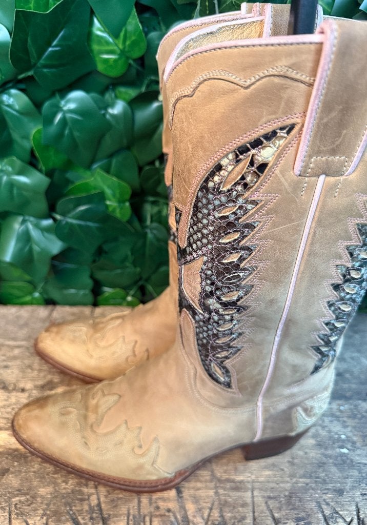 zo goed als nieuw mooie laars van Sendra maat 39, Bruin, Ophalen of Verzenden, Zo goed als nieuw, Sendra