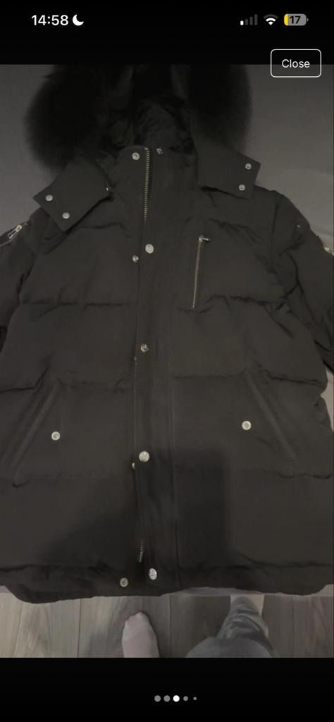 Originele Moose Knuckles jas met bon - Maat 14, Kleding | Dames, Jassen | Winter, Ophalen of Verzenden, Zo goed als nieuw, Maat 46/48 (XL) of groter