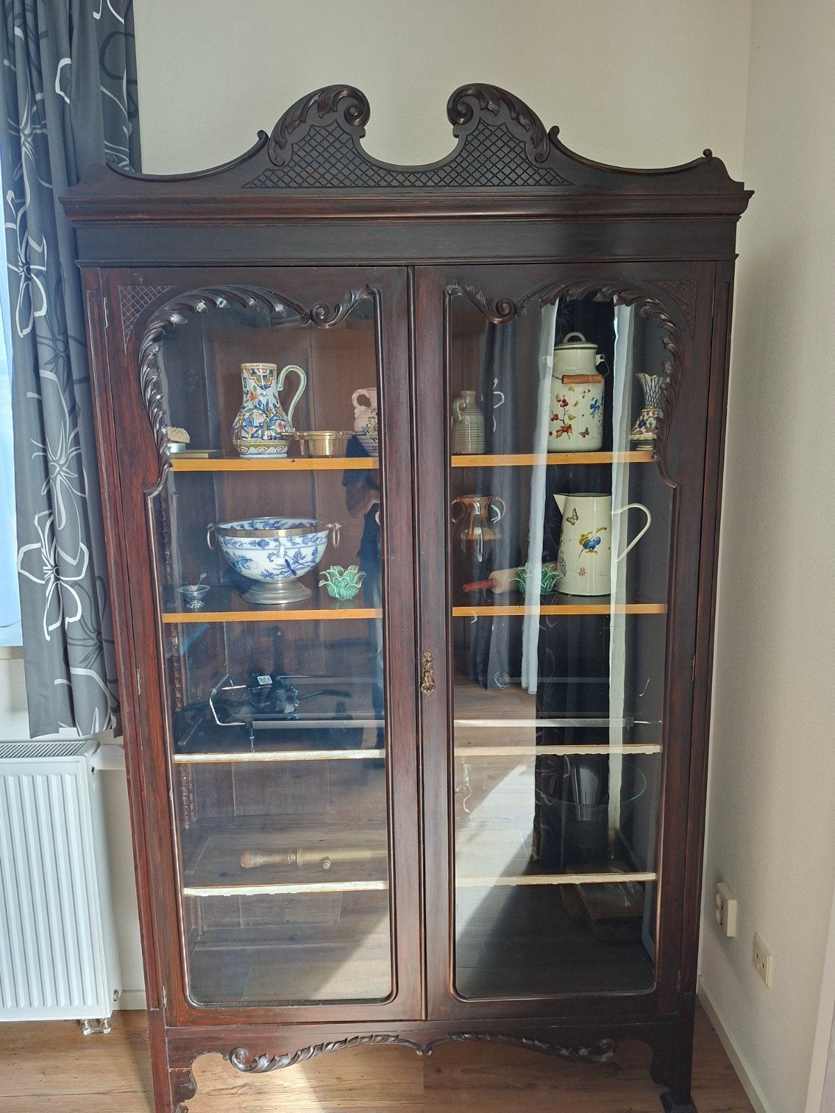 Te koop antieke kast, Ophalen, Gebruikt, 25 tot 50 cm