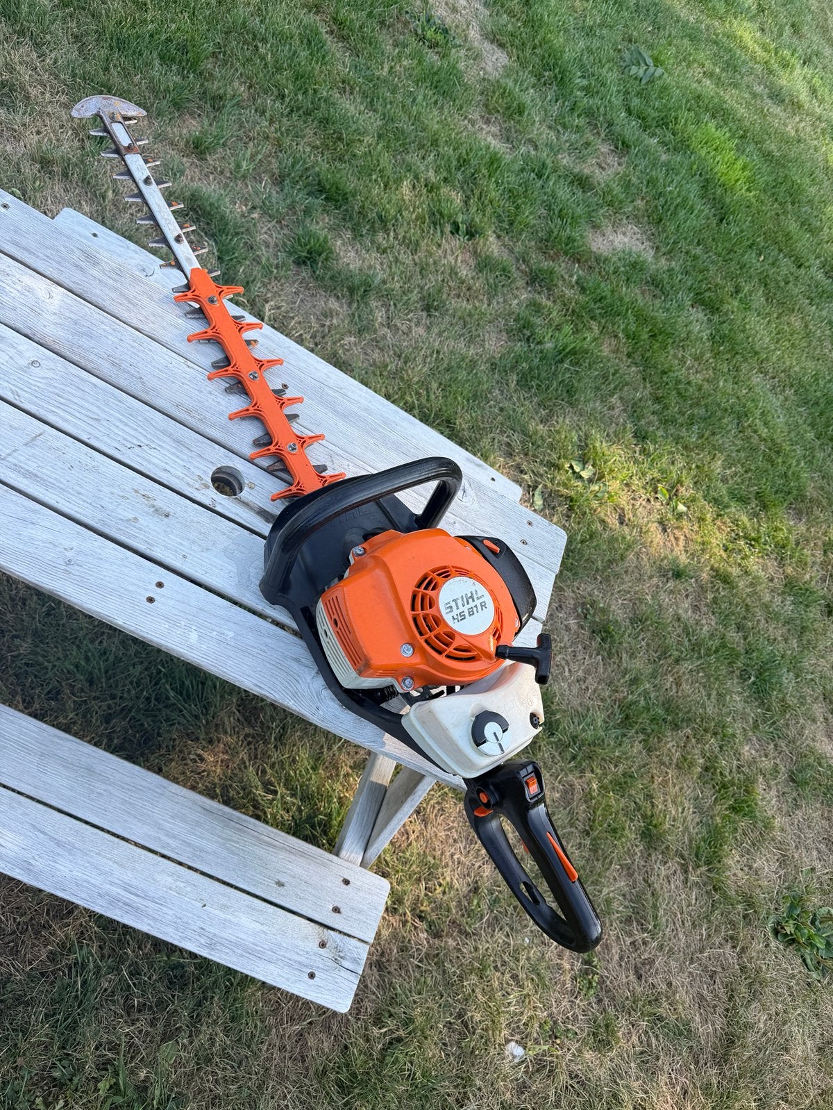 ‼️ stihl hs81 R heggeschaar ‼️, Ophalen, Zo goed als nieuw, Benzine