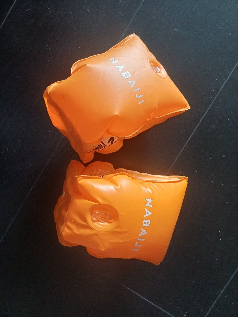 zwembandjes Nabaiji oranje als nieuw, Nabaiji, Jongen of Meisje, One size, Ophalen of Verzenden
