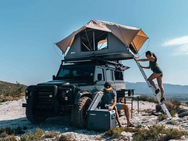 Te huur: Frontrunner Featherlite - €15,- per dag!, Caravans en Kamperen, Ophalen, Nieuw