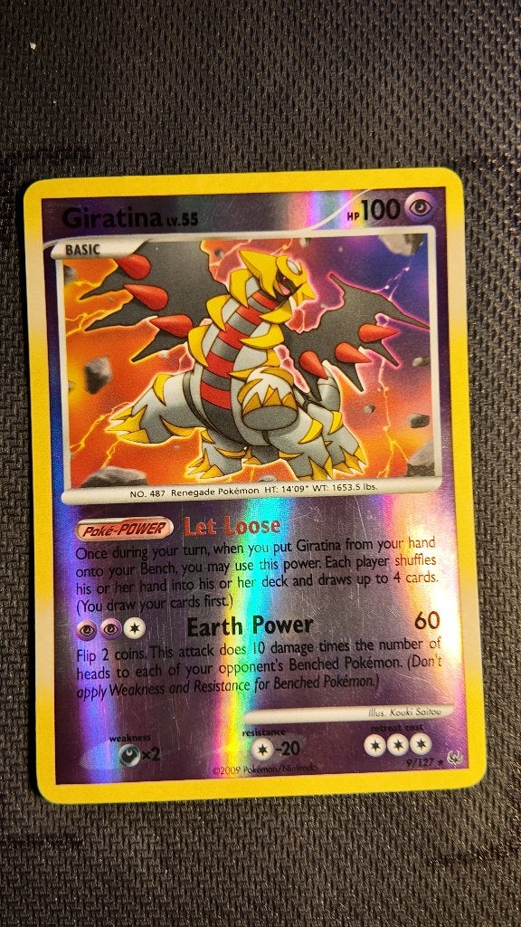 Giratina 9 Platinum | Pokemon kaart, Ophalen, Zo goed als nieuw, Losse kaart, Foil