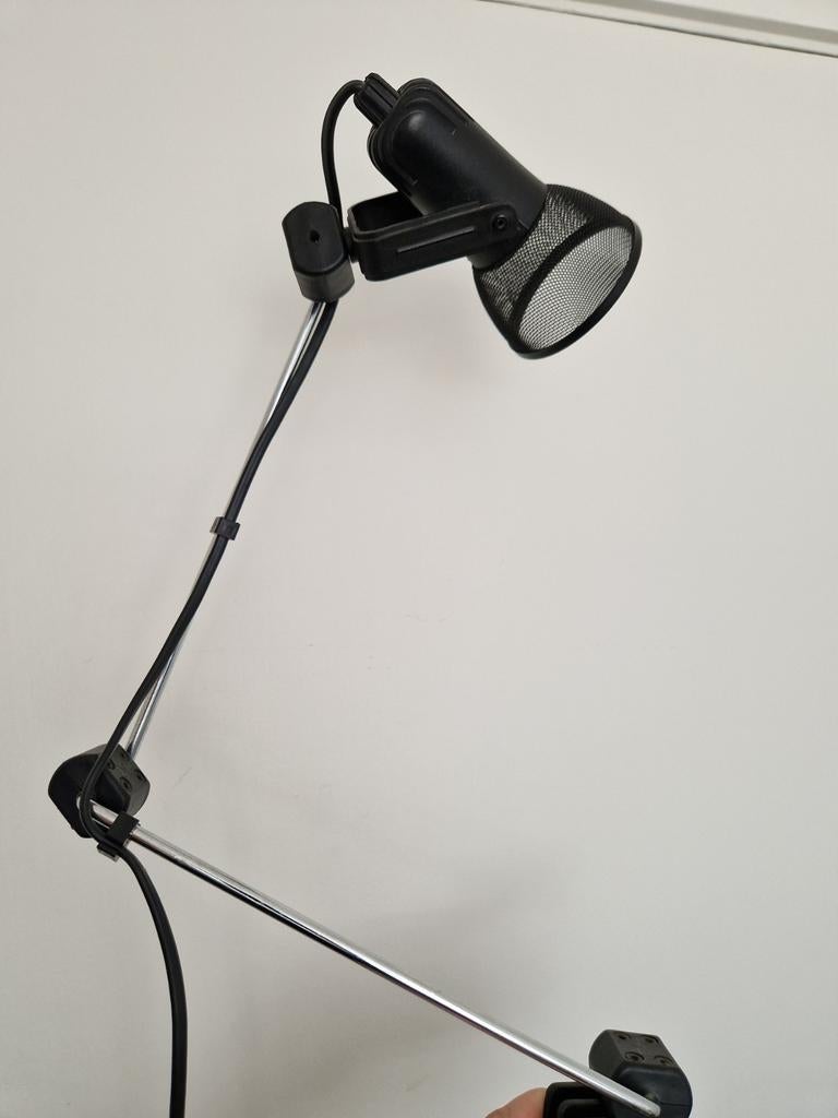 Vintage klemlamp verstelbaar design, Ophalen of Verzenden