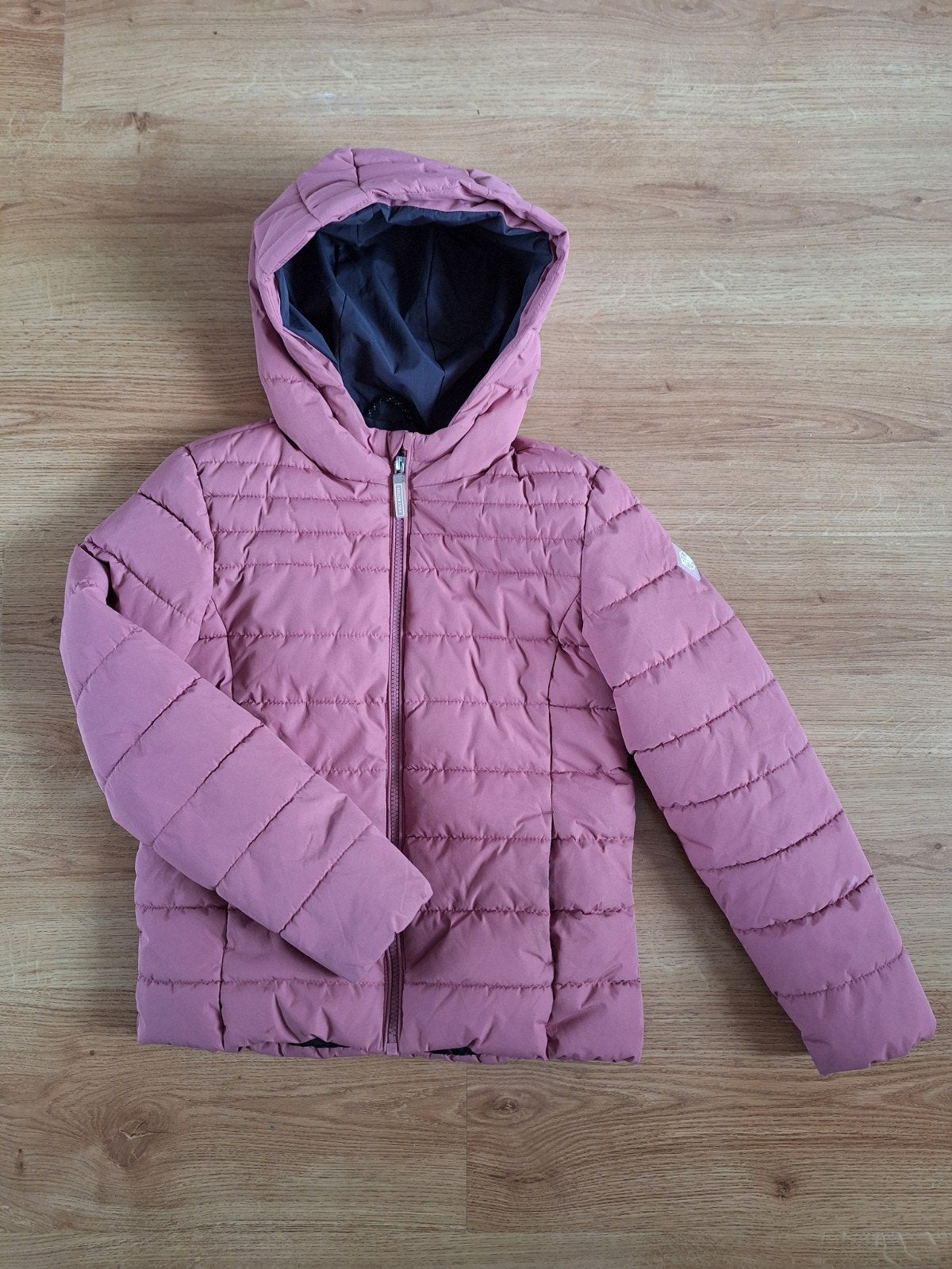 Roze tussenjas maat 146, Kinderen en Baby's, Ophalen of Verzenden, Gebruikt, Meisje, Jas