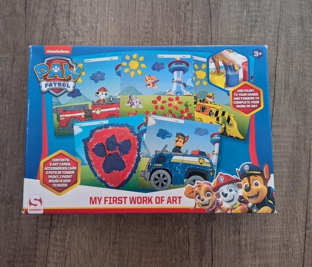 Paw Patrol Mijn Eerste Kunstwerk Schilderij Set Nieuw, Ophalen of Verzenden, Nieuw, Knutselen