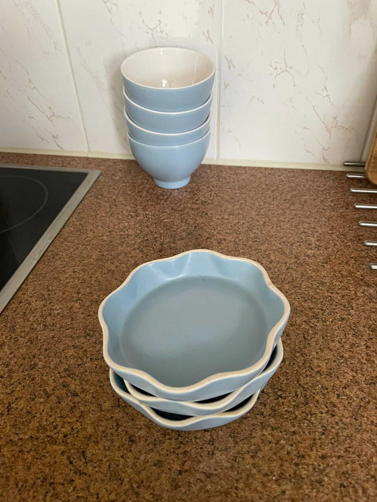 Servies, Ophalen of Verzenden, Gebruikt, Overige vormen, Overige materialen